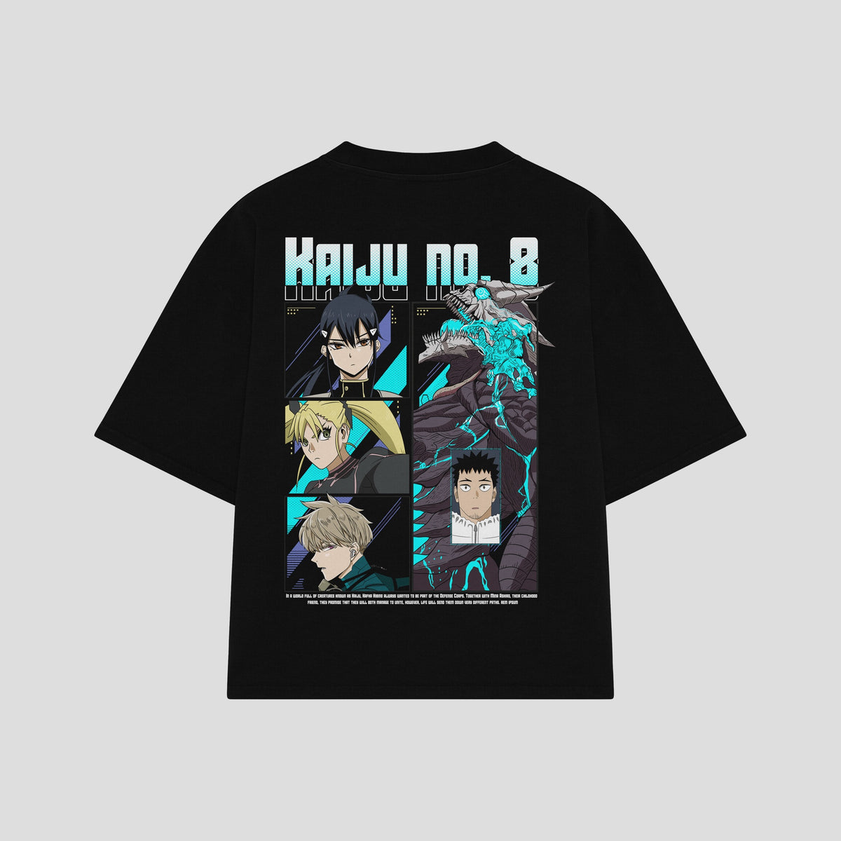 Playera streetwear premium de anime y gaming ExtraLife MX, corte oversized drop shoulder ligero y fresco en color Deep Black y Off-White, moda urbana mexicana de culto.