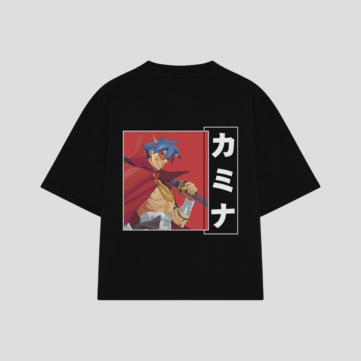 Playera streetwear premium de anime y gaming ExtraLife MX, corte oversized drop shoulder ligero y fresco en color Deep Black y Off-White, moda urbana mexicana de culto.