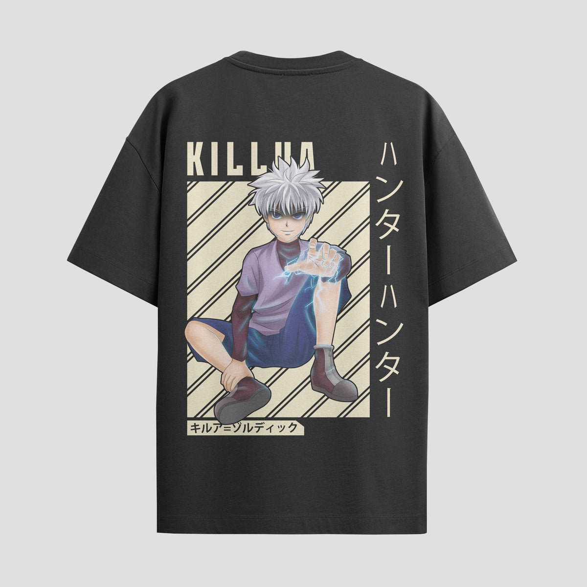 Playera urbana de anime y gaming ExtraLife MX, corte Classic Premium unisex ligero y transpirable en color Deep Black y Pure White, ropa de uso diario para gym y casual.