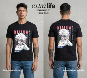 La Prueba del Cazador | El Mejor del Clan #02087 - Playera Standard Fit | Deep Black - Foto en modelo