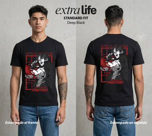 El Torneo del Rey | El Poder del Rey #02090 - Playera Standard Fit | Deep Black - Foto en modelo