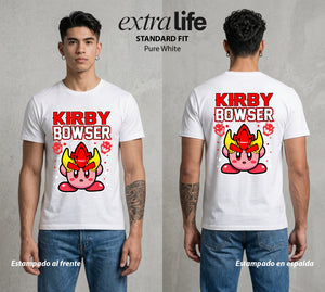 El Reino Rosa | El Rey del Castillo #02095 - Playera Standard Fit | Pure White - Foto en modelo