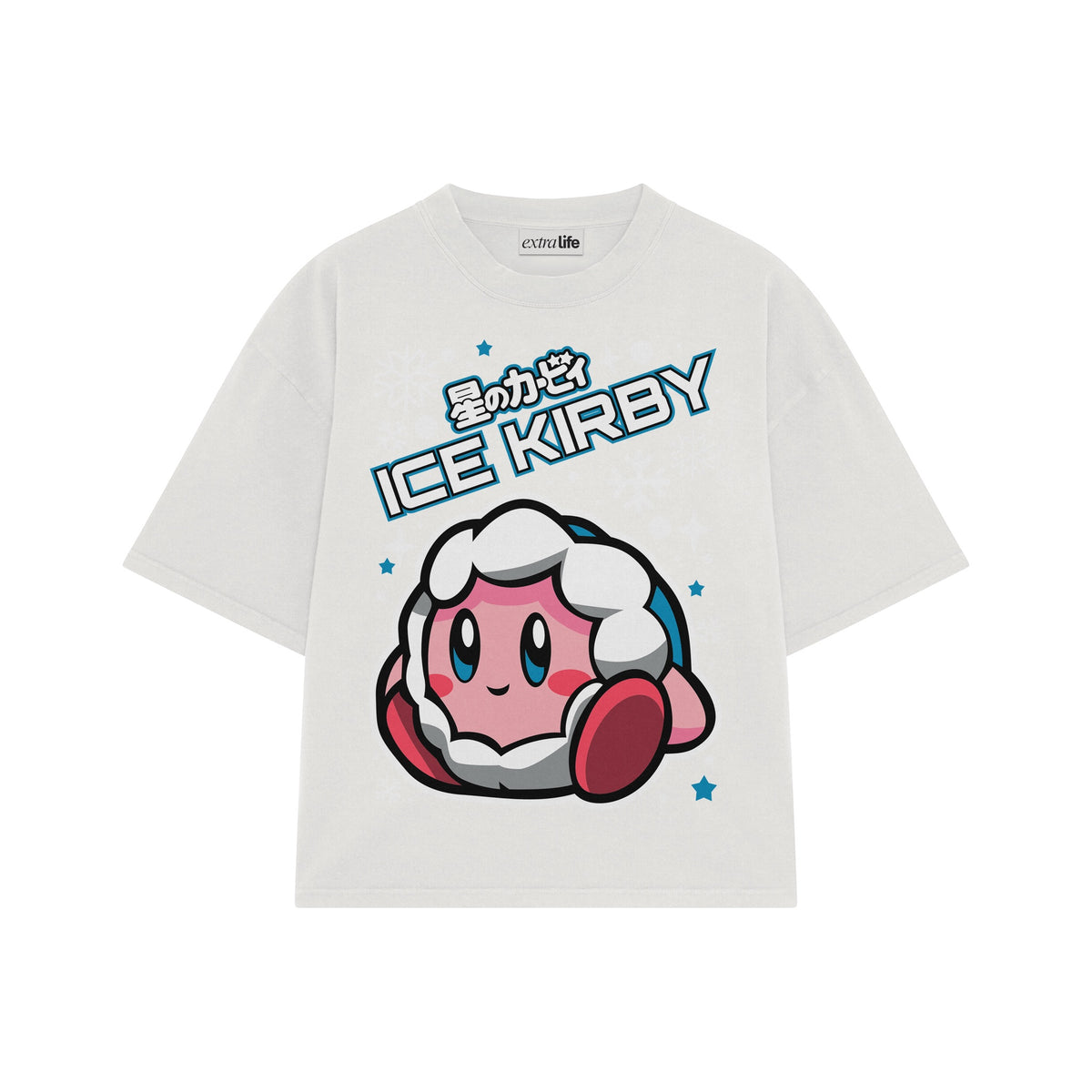 Playera streetwear premium de anime y gaming ExtraLife MX, corte oversized drop shoulder ligero y fresco en color Deep Black y Off-White, moda urbana mexicana de culto.