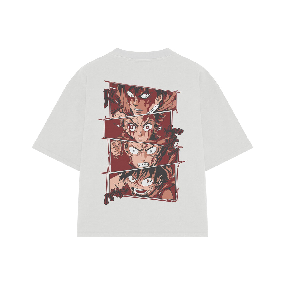 Playera streetwear premium de anime y gaming ExtraLife MX, corte oversized drop shoulder ligero y fresco en color Deep Black y Off-White, moda urbana mexicana de culto.