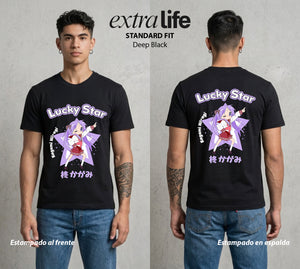 La Vida Otaku | La Tsundere del Estudio #02161 - Playera Standard Fit | Deep Black - Foto en modelo