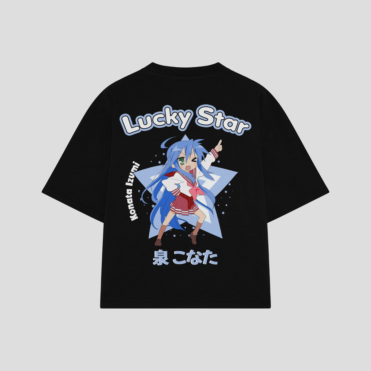 Playera streetwear premium de anime y gaming ExtraLife MX, corte oversized drop shoulder ligero y fresco en color Deep Black y Off-White, moda urbana mexicana de culto.