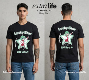 La Vida Otaku | El Silencio y la Gentileza #02165 - Playera Standard Fit | Deep Black - Foto en modelo