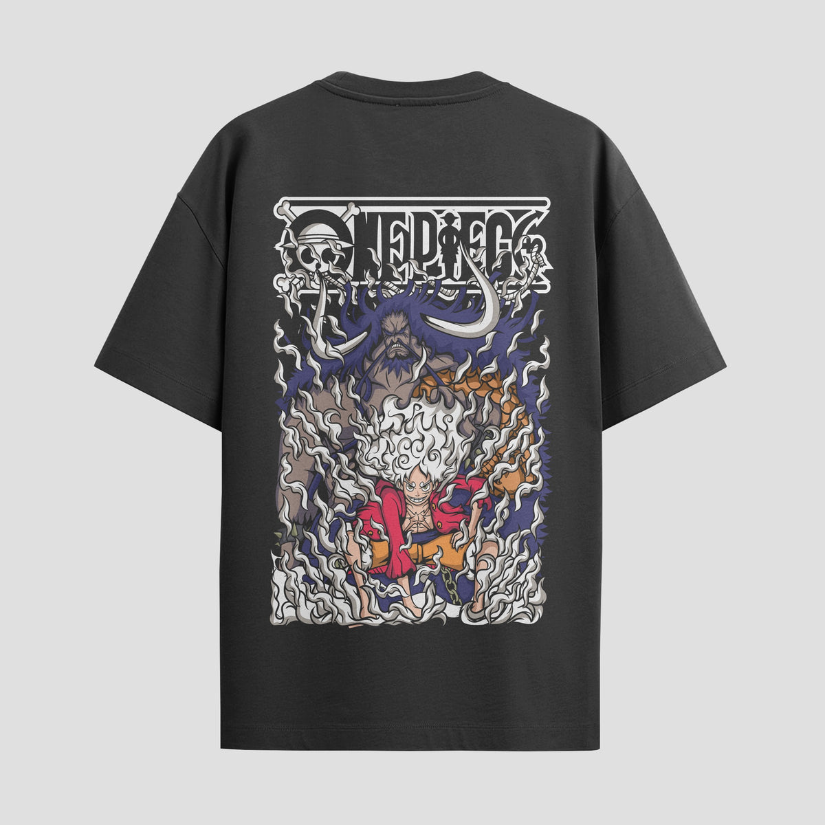 Playera urbana de anime y gaming ExtraLife MX, corte Classic Premium unisex ligero y transpirable en color Deep Black y Pure White, ropa de uso diario para gym y casual.