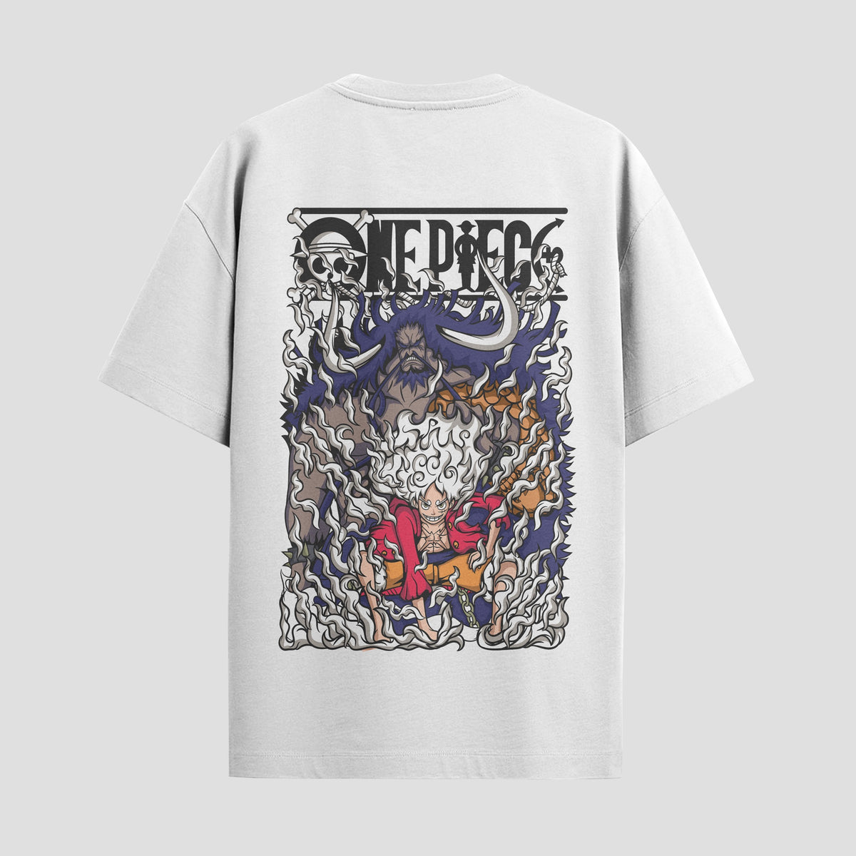 Playera urbana de anime y gaming ExtraLife MX, corte Classic Premium unisex ligero y transpirable en color Deep Black y Pure White, ropa de uso diario para gym y casual.