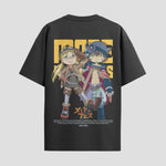 Playera urbana de anime y gaming ExtraLife MX, corte Classic Premium unisex ligero y transpirable en color Deep Black y Pure White, ropa de uso diario para gym y casual.