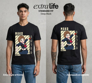 Las Agujas del Destino | La Energia del Grupo #02198 - Playera Standard Fit | Deep Black - Foto en modelo