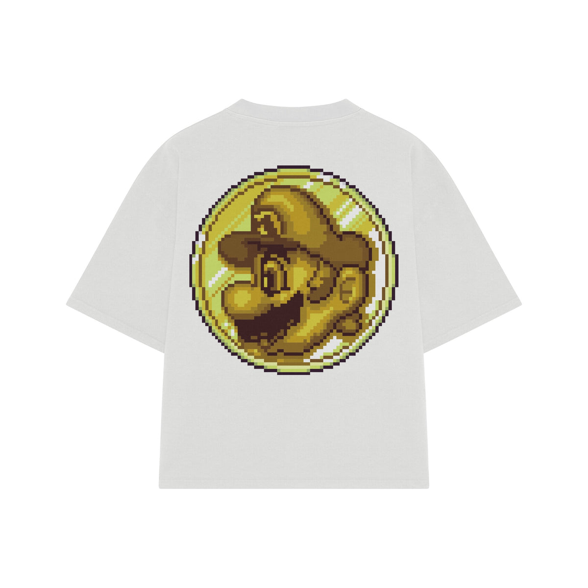 Playera streetwear premium de anime y gaming ExtraLife MX, corte oversized drop shoulder ligero y fresco en color Deep Black y Off-White, moda urbana mexicana de culto.