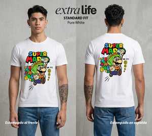 El Reino del Fontanero | El Fontanero Estelar #02215 - Playera Standard Fit | Pure White - Foto en modelo