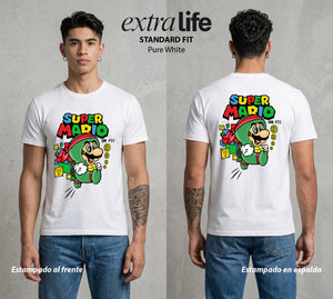 El Reino del Fontanero | El Explorador del Reino #02240 - Playera Standard Fit | Pure White - Foto en modelo