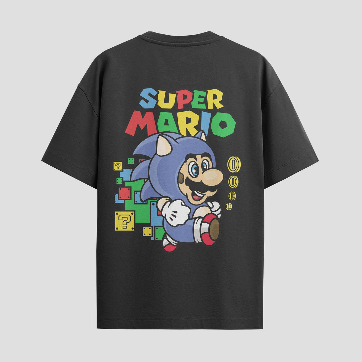Playera urbana de anime y gaming ExtraLife MX, corte Classic Premium unisex ligero y transpirable en color Deep Black y Pure White, ropa de uso diario para gym y casual.