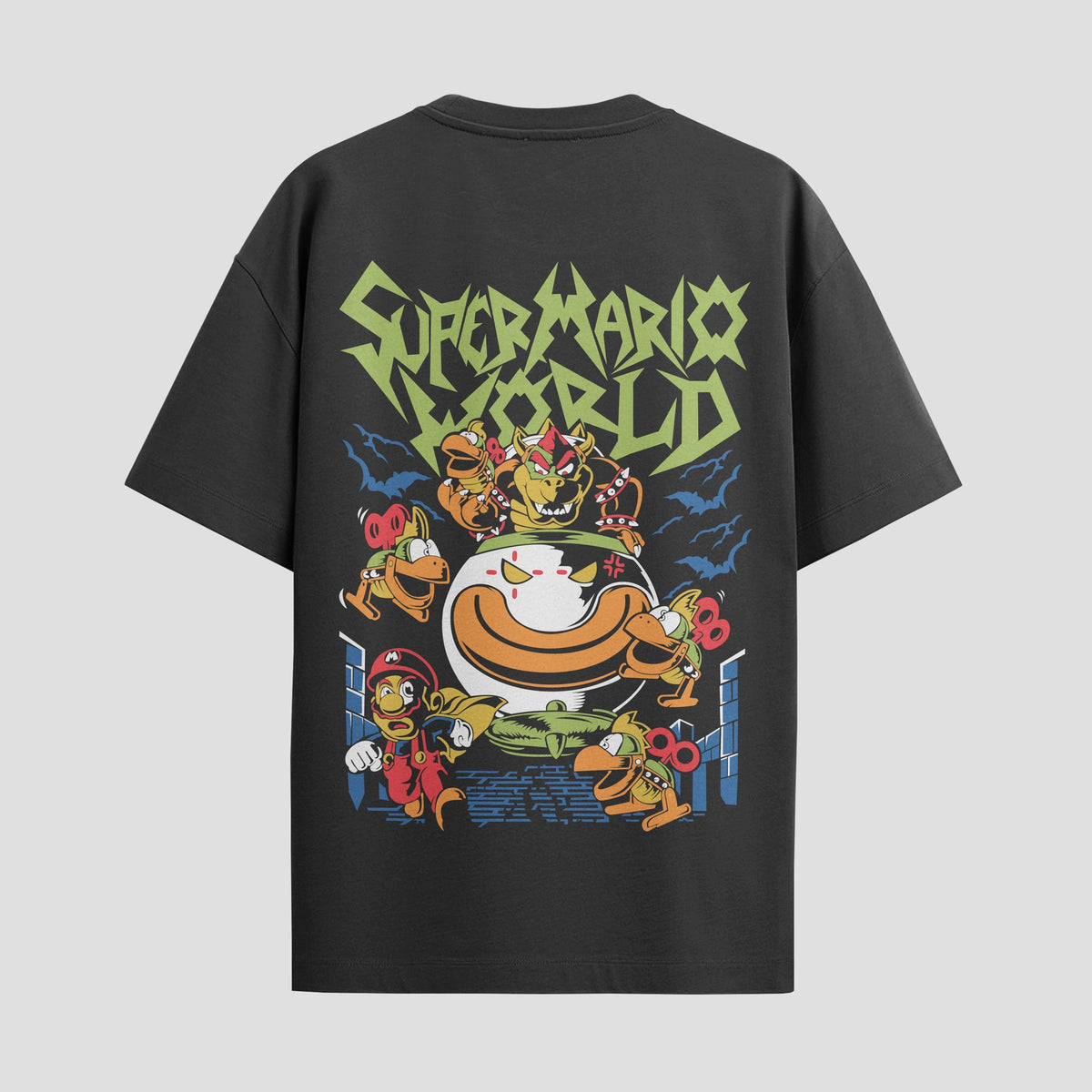 Playera urbana de anime y gaming ExtraLife MX, corte Classic Premium unisex ligero y transpirable en color Deep Black y Pure White, ropa de uso diario para gym y casual.