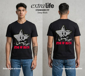 El Reino del Fontanero | El Fontanero del Bien #02262 - Playera Standard Fit | Deep Black - Foto en modelo
