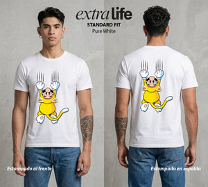 El Reino del Fontanero | El Fontanero Estelar #02266 - Playera Standard Fit | Pure White - Foto en modelo