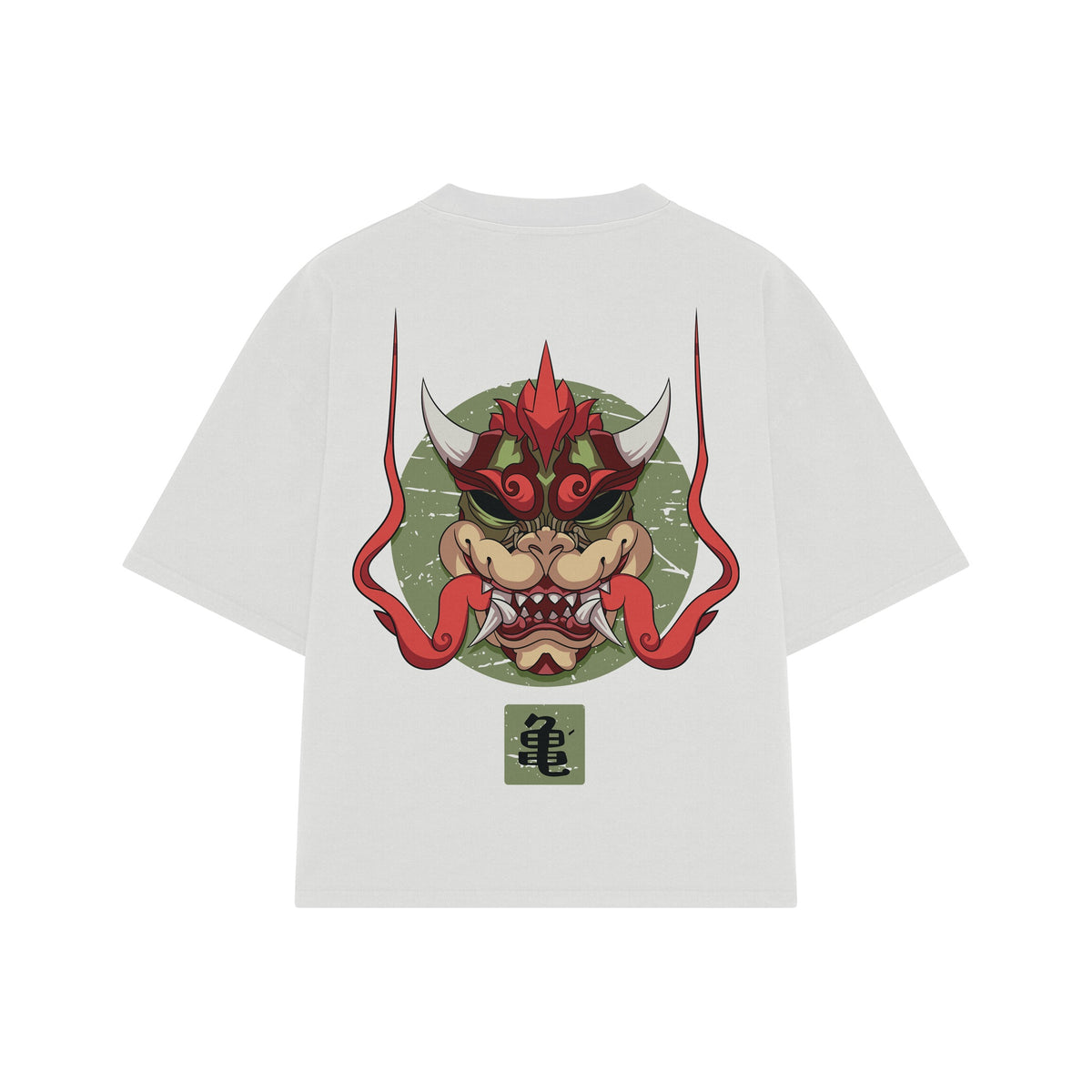 Playera streetwear premium de anime y gaming ExtraLife MX, corte oversized drop shoulder ligero y fresco en color Deep Black y Off-White, moda urbana mexicana de culto.