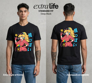 El Reino del Fontanero | El Fontanero Estelar #02304 - Playera Standard Fit | Deep Black - Foto en modelo