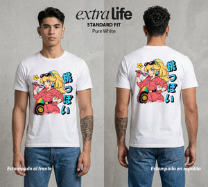 El Reino del Fontanero | El Fontanero Estelar #02304 - Playera Standard Fit | Pure White - Foto en modelo