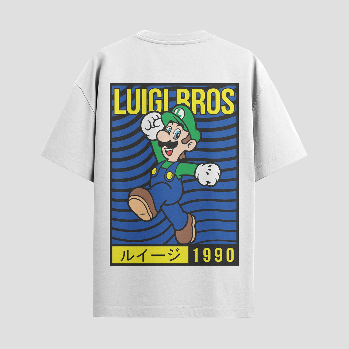Playera urbana de anime y gaming ExtraLife MX, corte Classic Premium unisex ligero y transpirable en color Deep Black y Pure White, ropa de uso diario para gym y casual.