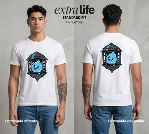 El Reino del Fontanero | El Fontanero Estelar #02310 - Playera Standard Fit | Pure White - Foto en modelo