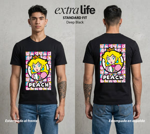 El Reino del Fontanero | El Saltador del Reino #02314 - Playera Standard Fit | Deep Black - Foto en modelo