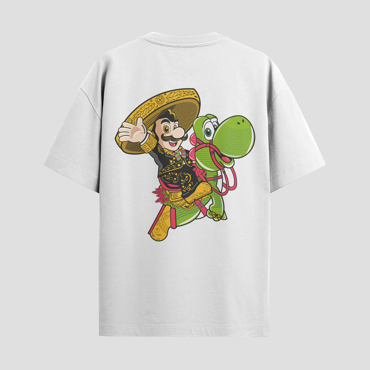 Playera urbana de anime y gaming ExtraLife MX, corte Classic Premium unisex ligero y transpirable en color Deep Black y Pure White, ropa de uso diario para gym y casual.