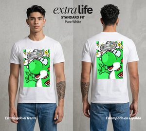 El Reino del Fontanero | El Fontanero Estelar #02336 - Playera Standard Fit | Pure White - Foto en modelo