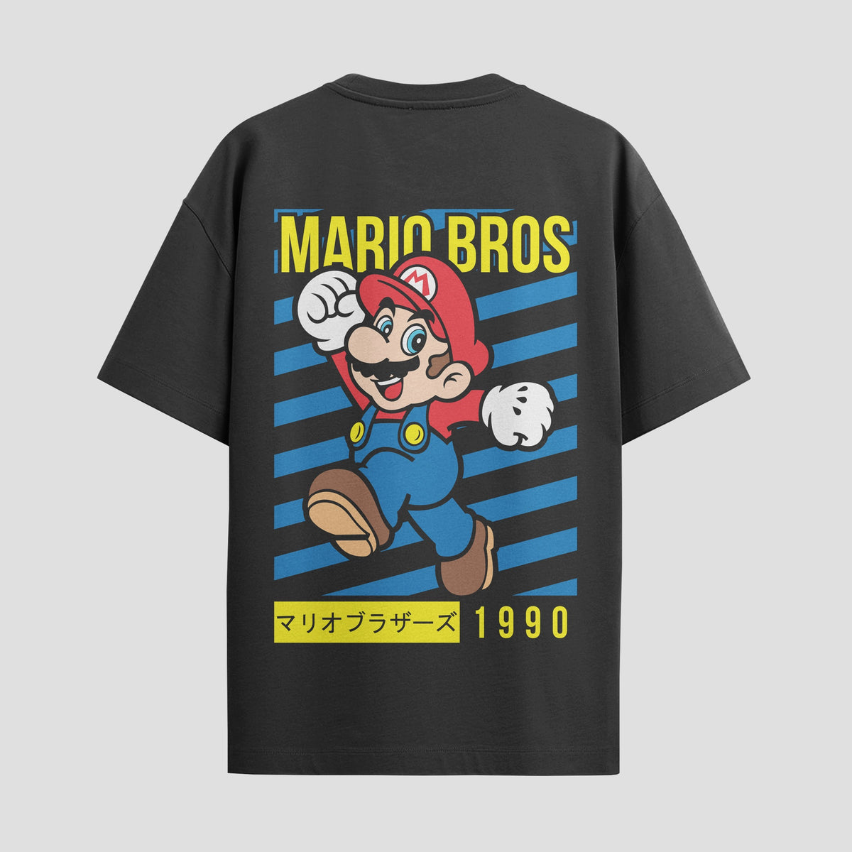 Playera urbana de anime y gaming ExtraLife MX, corte Classic Premium unisex ligero y transpirable en color Deep Black y Pure White, ropa de uso diario para gym y casual.