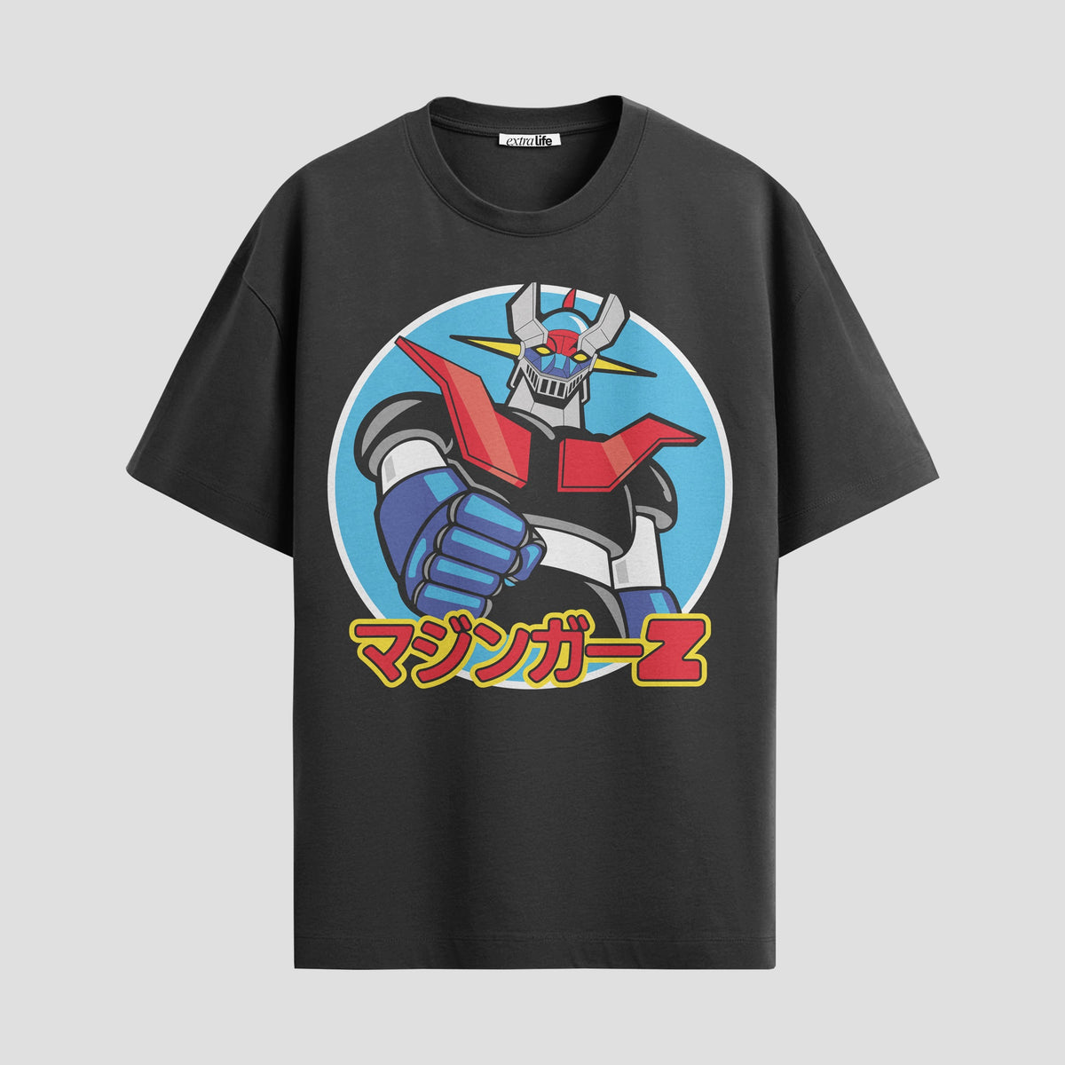 Playera urbana de anime y gaming ExtraLife MX, corte Classic Premium unisex ligero y transpirable en color Deep Black y Pure White, ropa de uso diario para gym y casual.