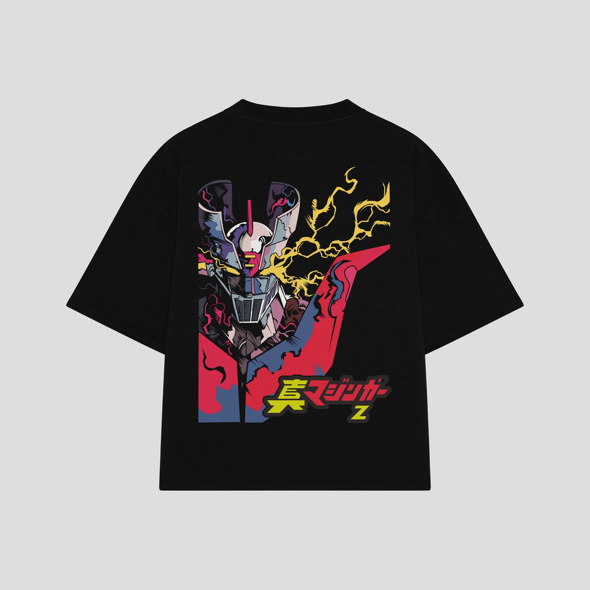 Playera streetwear premium de anime y gaming ExtraLife MX, corte oversized drop shoulder ligero y fresco en color Deep Black y Off-White, moda urbana mexicana de culto.