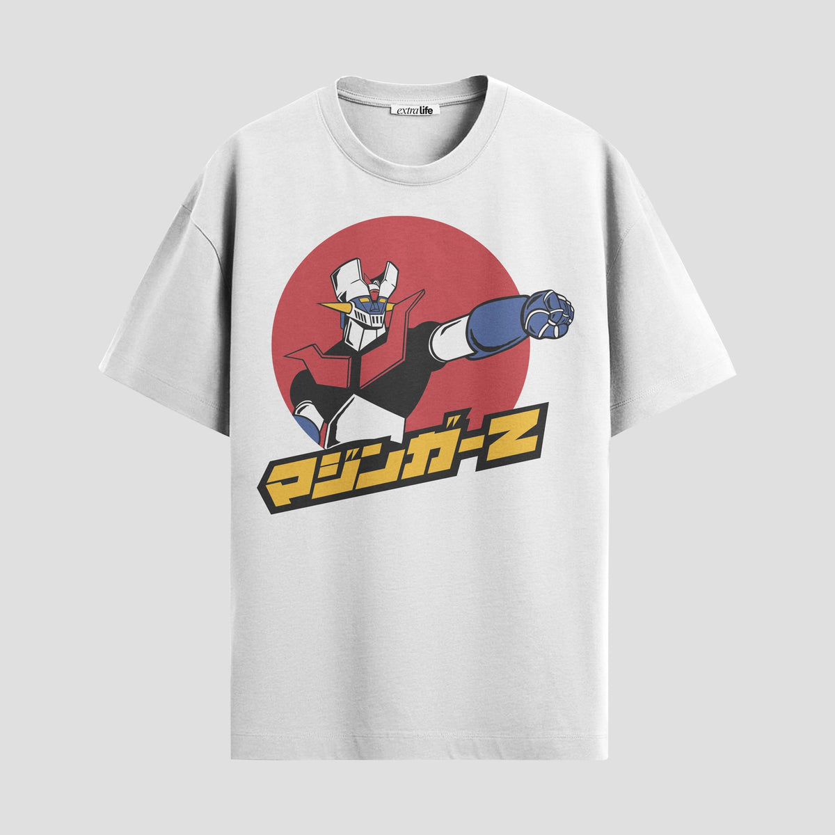 Playera urbana de anime y gaming ExtraLife MX, corte Classic Premium unisex ligero y transpirable en color Deep Black y Pure White, ropa de uso diario para gym y casual.