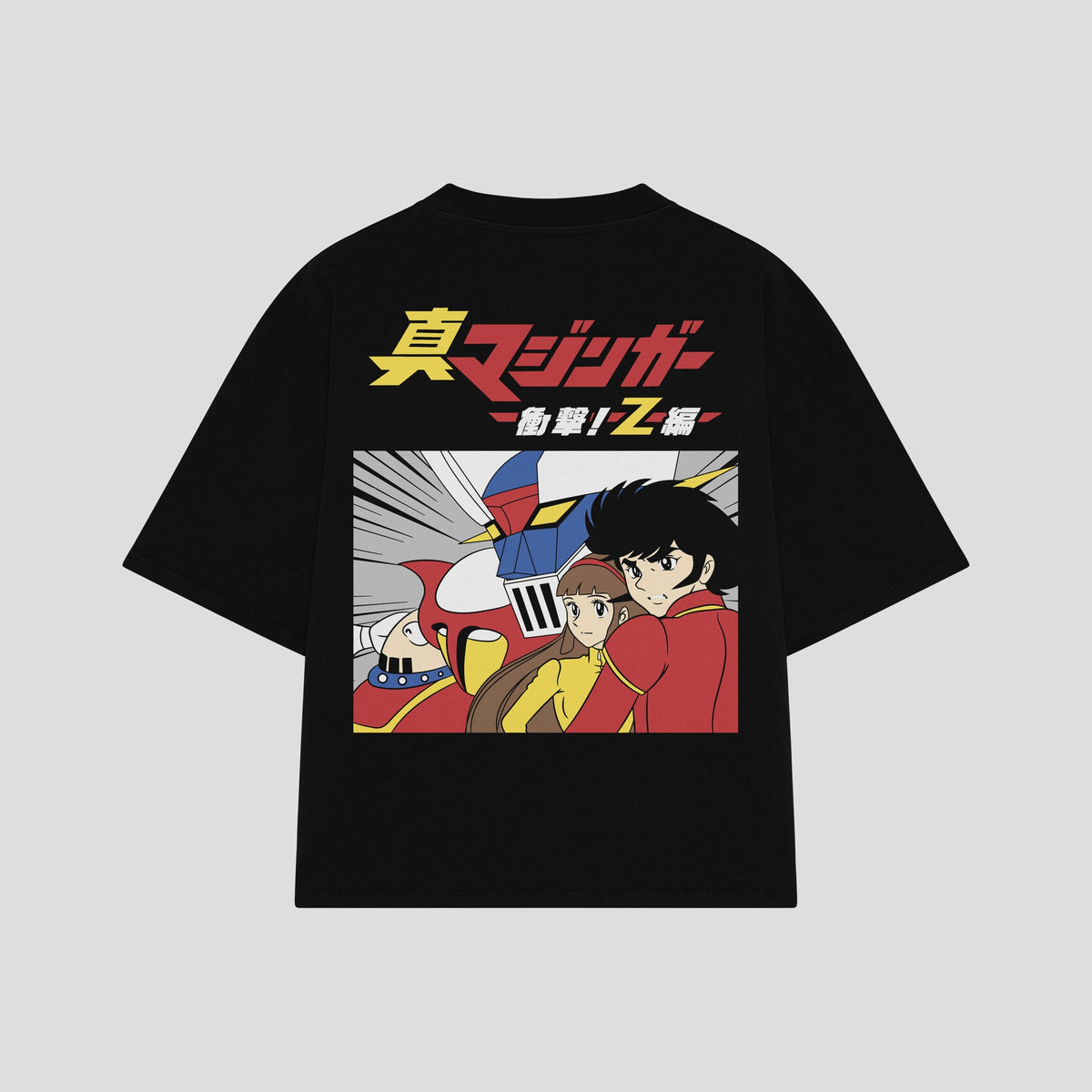 Playera streetwear premium de anime y gaming ExtraLife MX, corte oversized drop shoulder ligero y fresco en color Deep Black y Off-White, moda urbana mexicana de culto.