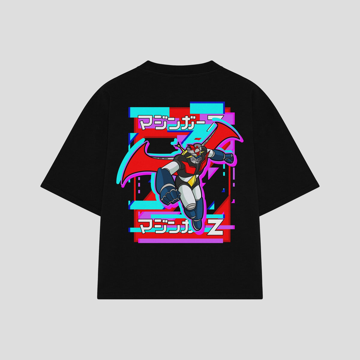 Playera streetwear premium de anime y gaming ExtraLife MX, corte oversized drop shoulder ligero y fresco en color Deep Black y Off-White, moda urbana mexicana de culto.
