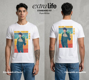 El Arte de las Maldiciones | El Invocador de Sombras #02377 - Playera Standard Fit | Pure White - Foto en modelo