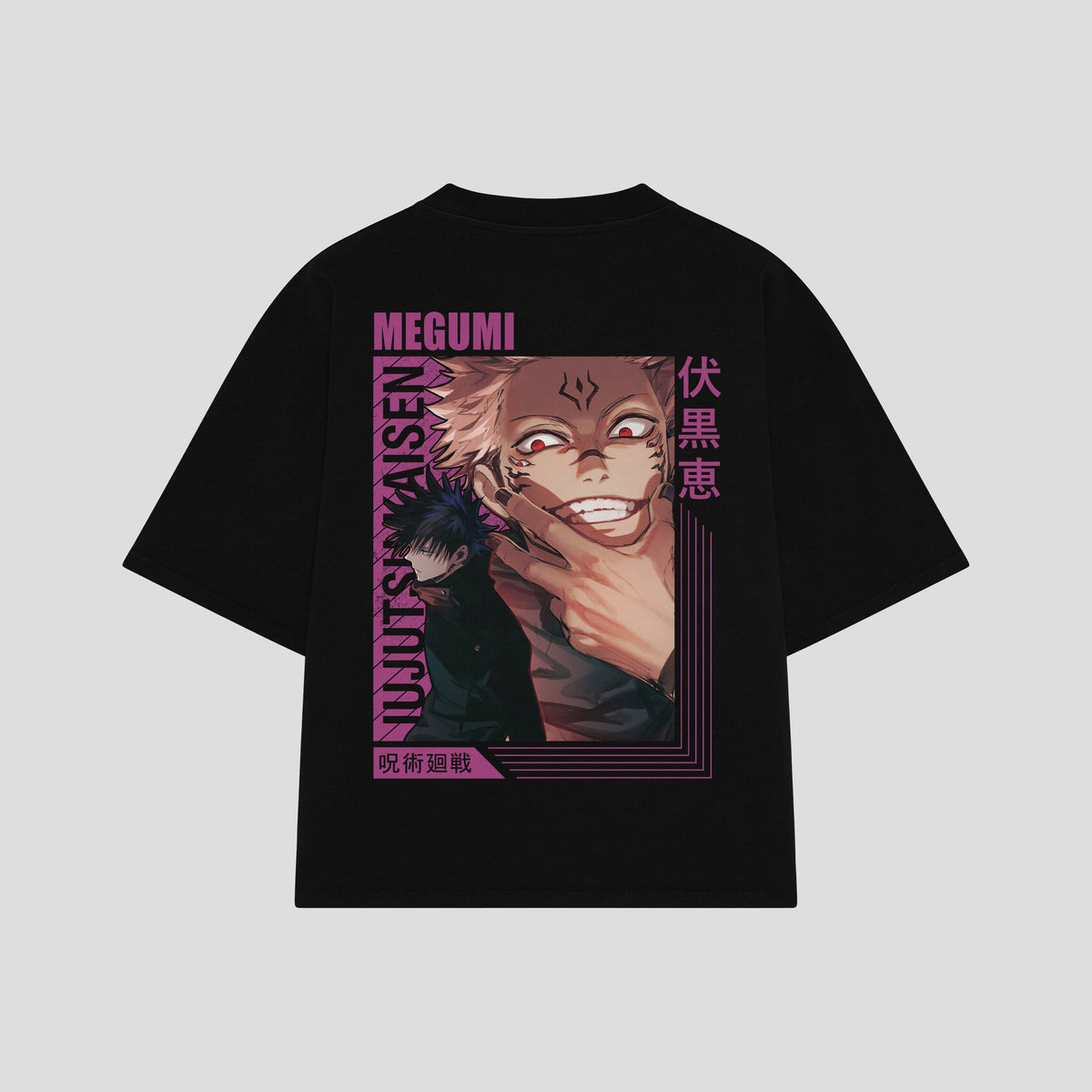 Playera streetwear premium de anime y gaming ExtraLife MX, corte oversized drop shoulder ligero y fresco en color Deep Black y Off-White, moda urbana mexicana de culto.