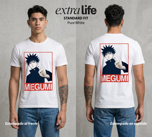 El Arte de las Maldiciones | El Invocador de Sombras #02401 - Playera Standard Fit | Pure White - Foto en modelo