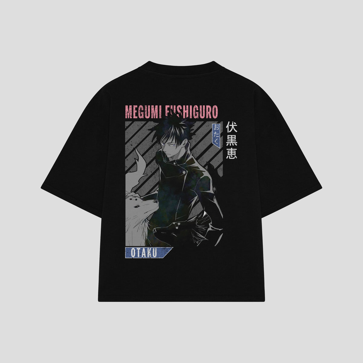 Playera streetwear premium de anime y gaming ExtraLife MX, corte oversized drop shoulder ligero y fresco en color Deep Black y Off-White, moda urbana mexicana de culto.