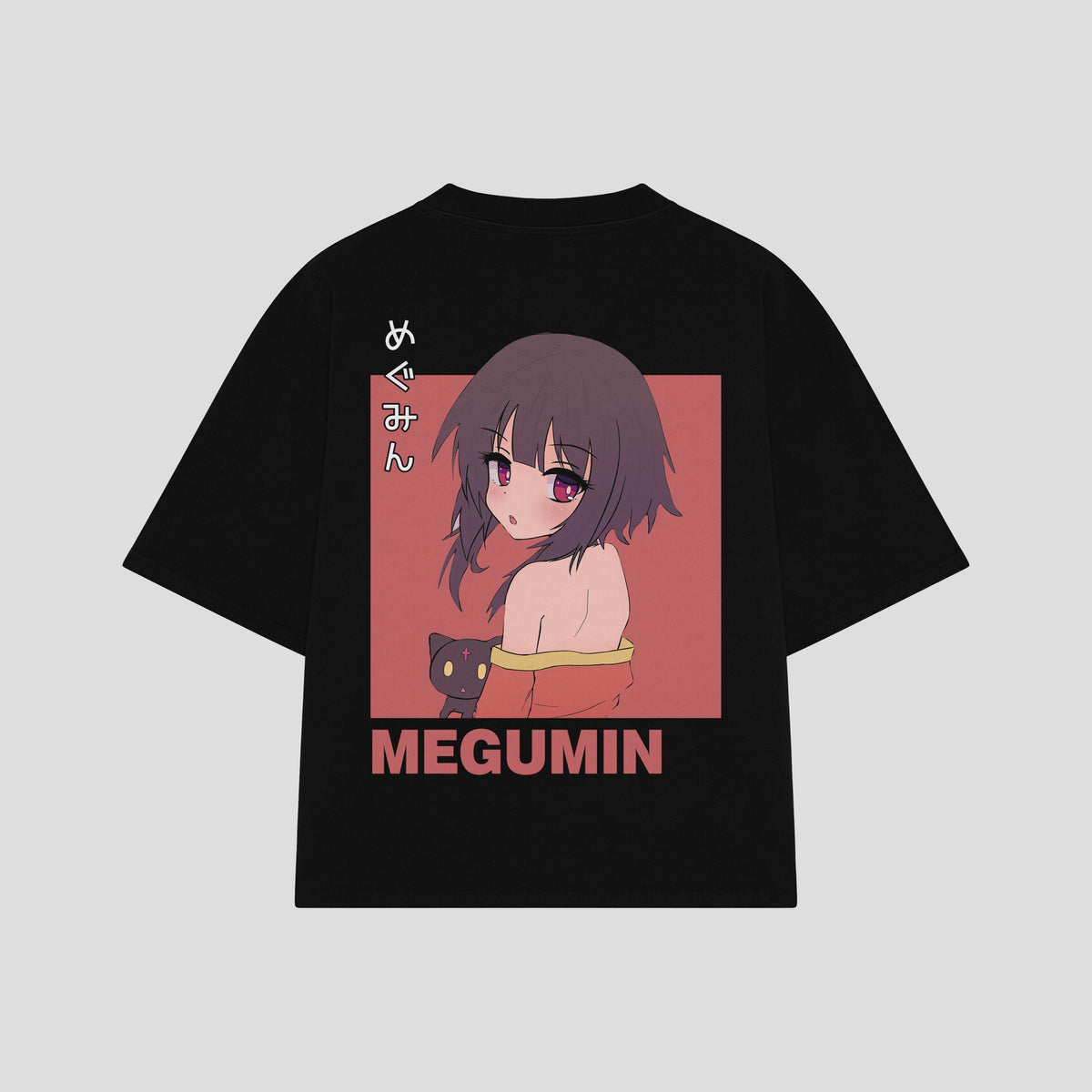 Playera streetwear premium de anime y gaming ExtraLife MX, corte oversized drop shoulder ligero y fresco en color Deep Black y Off-White, moda urbana mexicana de culto.
