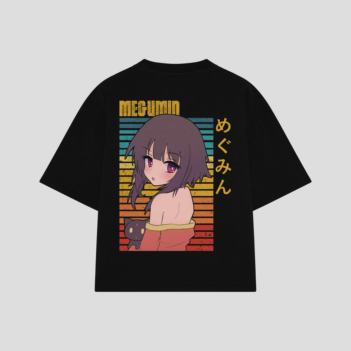 Playera streetwear premium de anime y gaming ExtraLife MX, corte oversized drop shoulder ligero y fresco en color Deep Black y Off-White, moda urbana mexicana de culto.