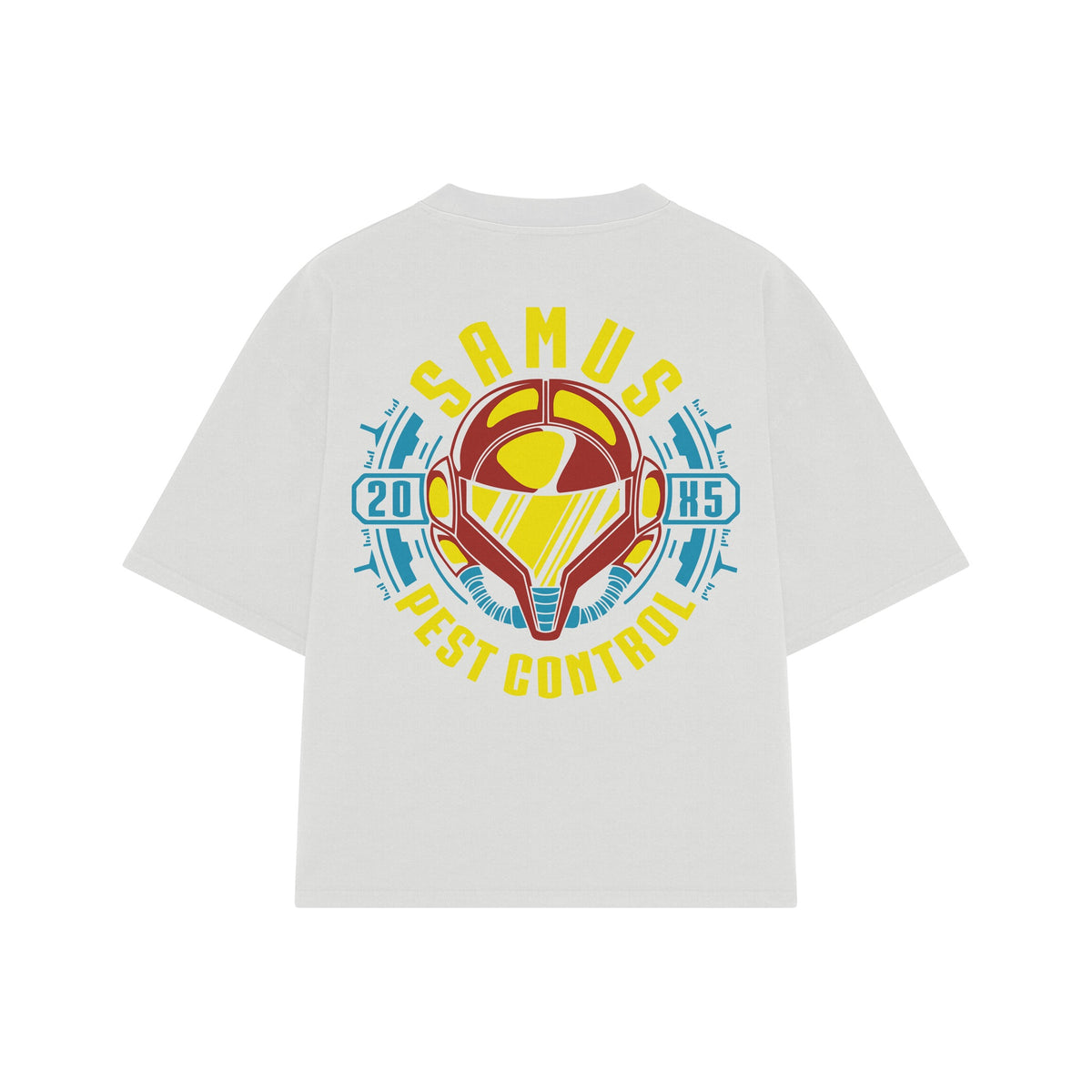 Playera streetwear premium de anime y gaming ExtraLife MX, corte oversized drop shoulder ligero y fresco en color Deep Black y Off-White, moda urbana mexicana de culto.