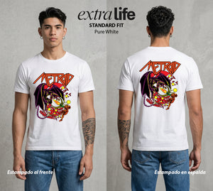La Cazadora Intergalactica | El Poder del Traje #02447 - Playera Standard Fit | Pure White - Foto en modelo