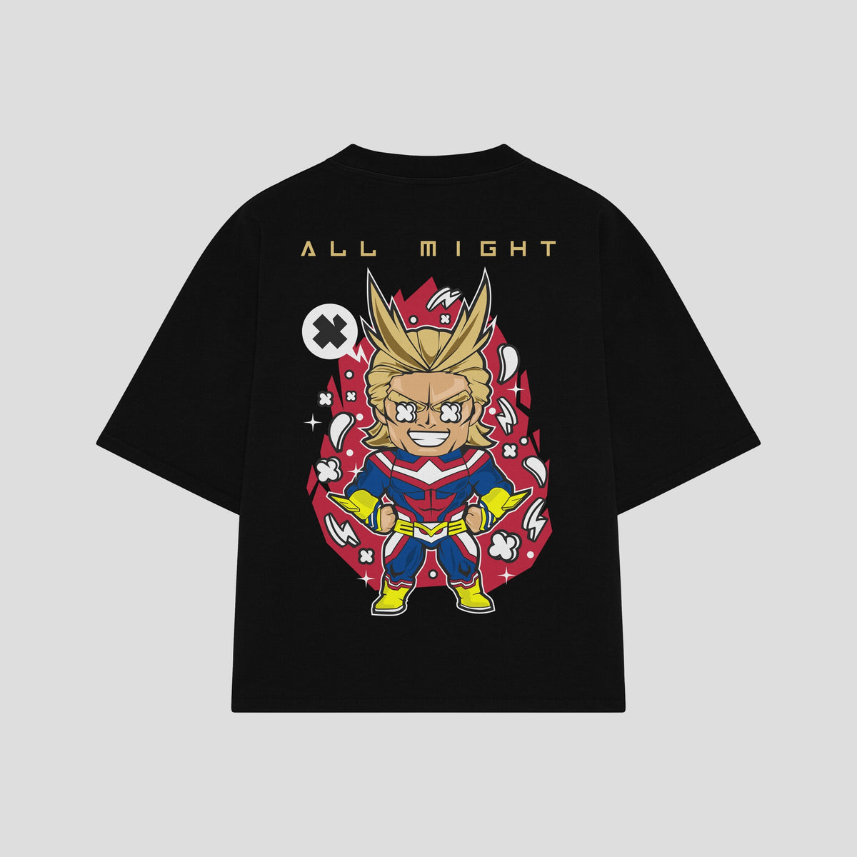 Playera streetwear premium de anime y gaming ExtraLife MX, corte oversized drop shoulder ligero y fresco en color Deep Black y Off-White, moda urbana mexicana de culto.