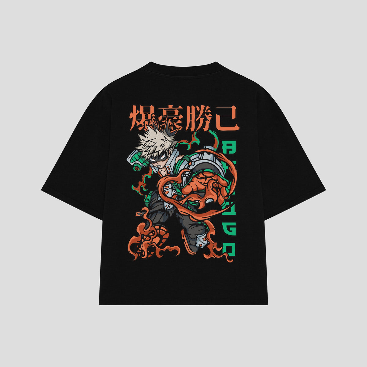 Playera streetwear premium de anime y gaming ExtraLife MX, corte oversized drop shoulder ligero y fresco en color Deep Black y Off-White, moda urbana mexicana de culto.