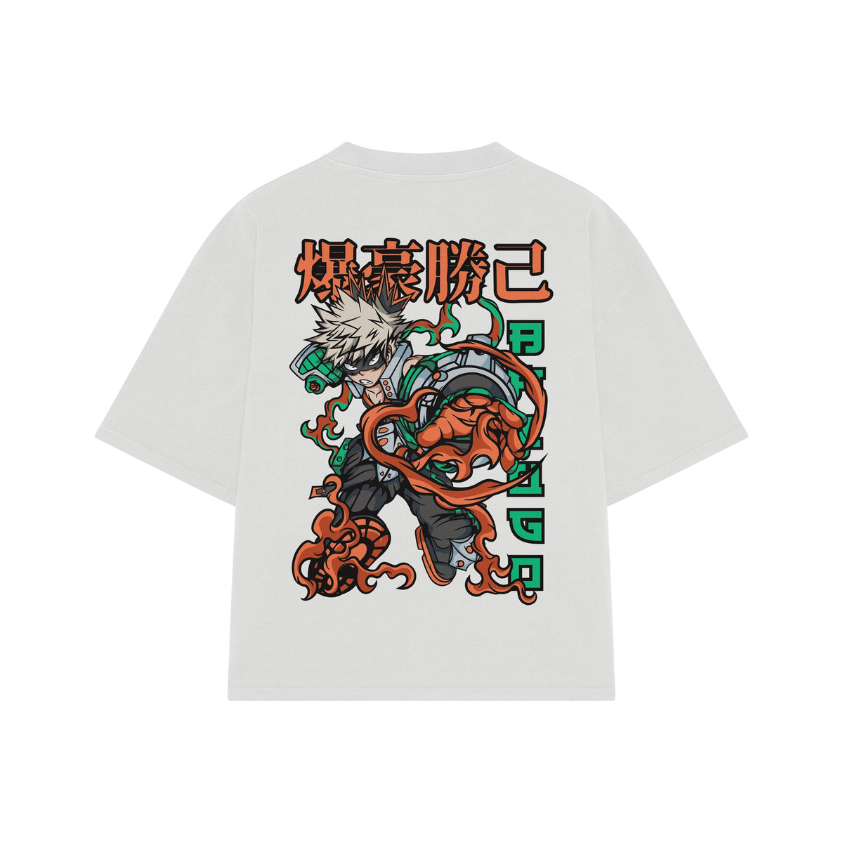Playera streetwear premium de anime y gaming ExtraLife MX, corte oversized drop shoulder ligero y fresco en color Deep Black y Off-White, moda urbana mexicana de culto.