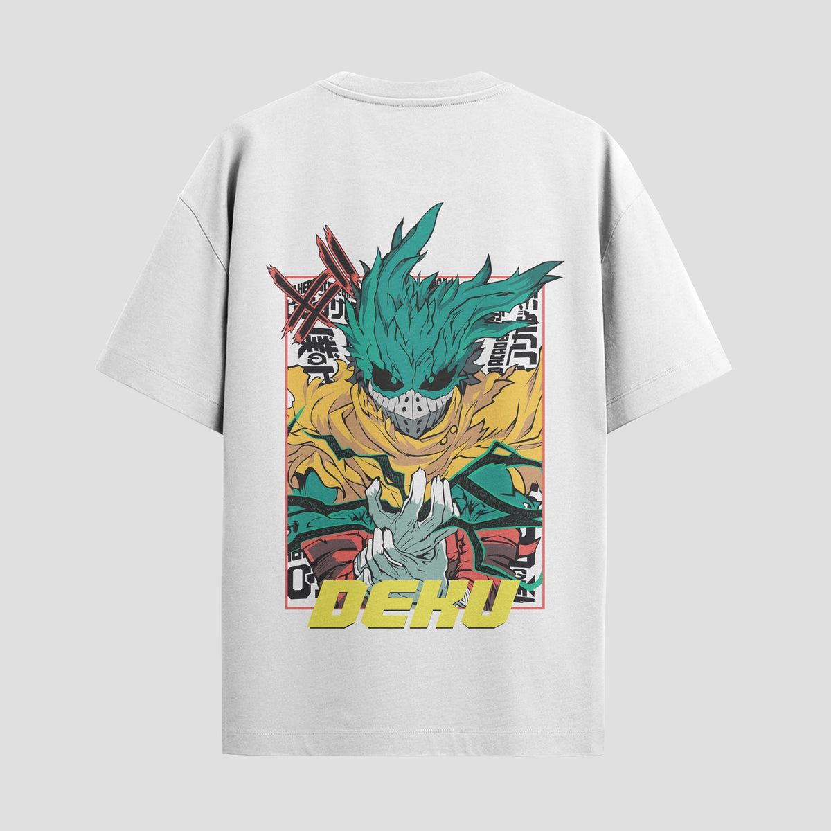 Playera urbana de anime y gaming ExtraLife MX, corte Classic Premium unisex ligero y transpirable en color Deep Black y Pure White, ropa de uso diario para gym y casual.