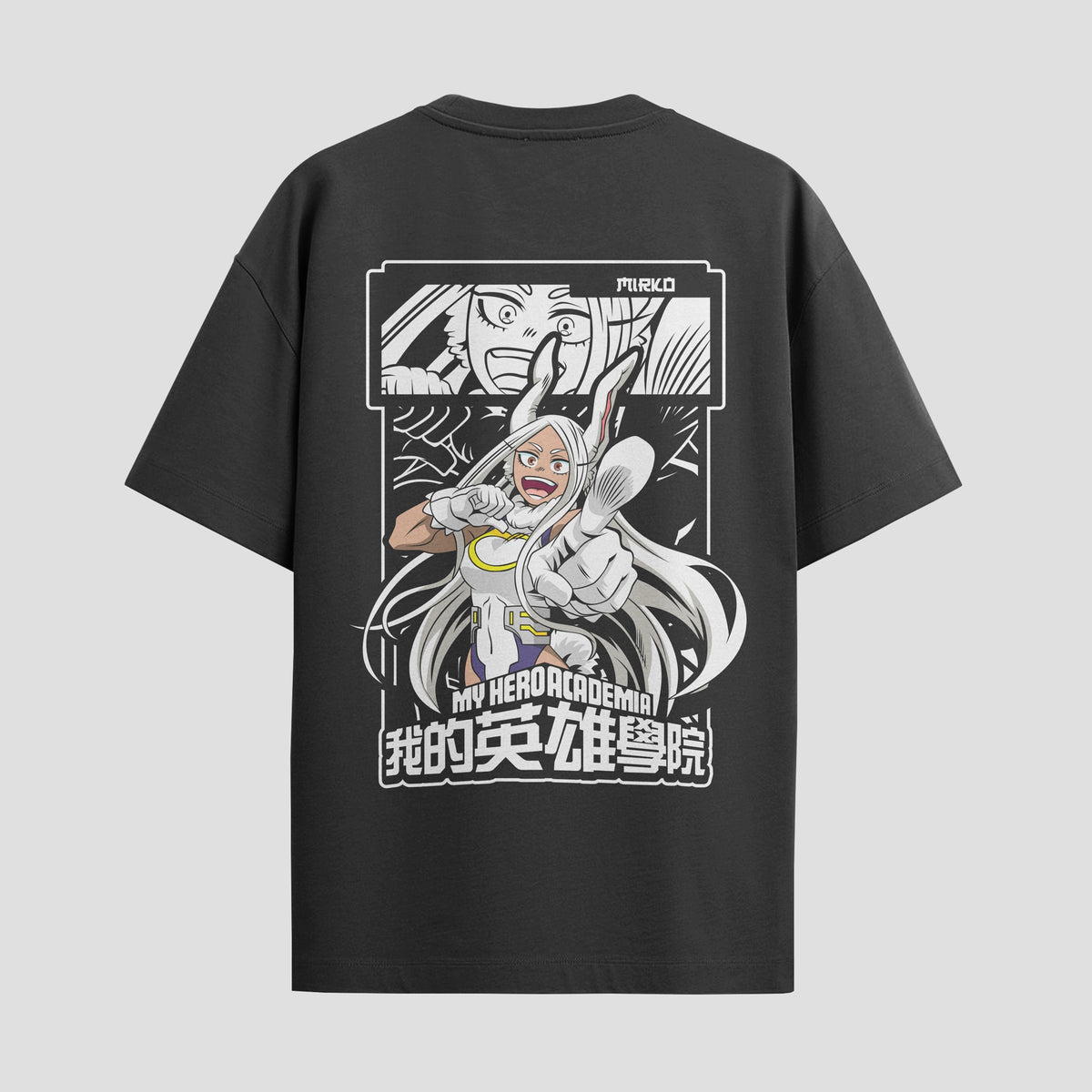 Playera urbana de anime y gaming ExtraLife MX, corte Classic Premium unisex ligero y transpirable en color Deep Black y Pure White, ropa de uso diario para gym y casual.