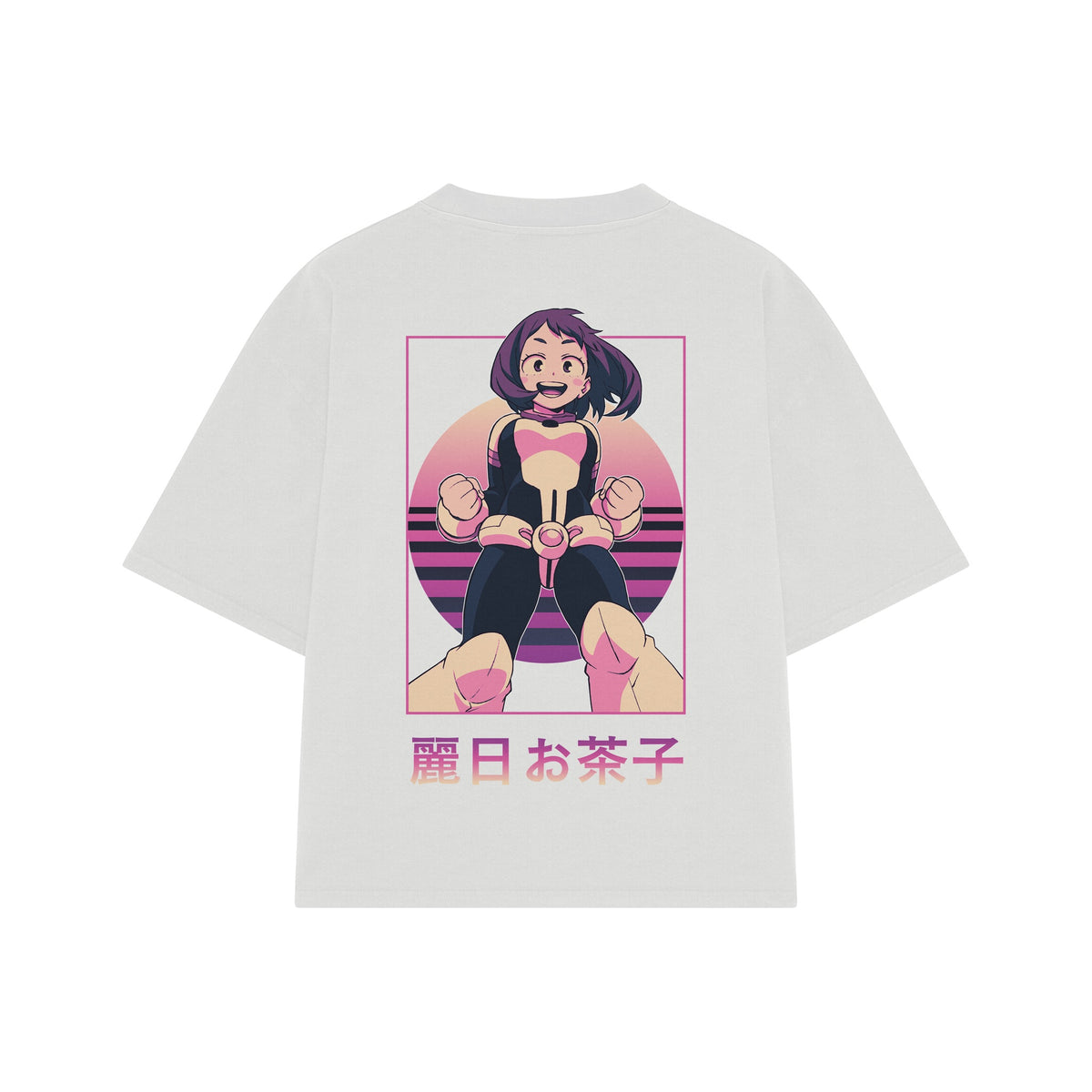 Playera streetwear premium de anime y gaming ExtraLife MX, corte oversized drop shoulder ligero y fresco en color Deep Black y Off-White, moda urbana mexicana de culto.